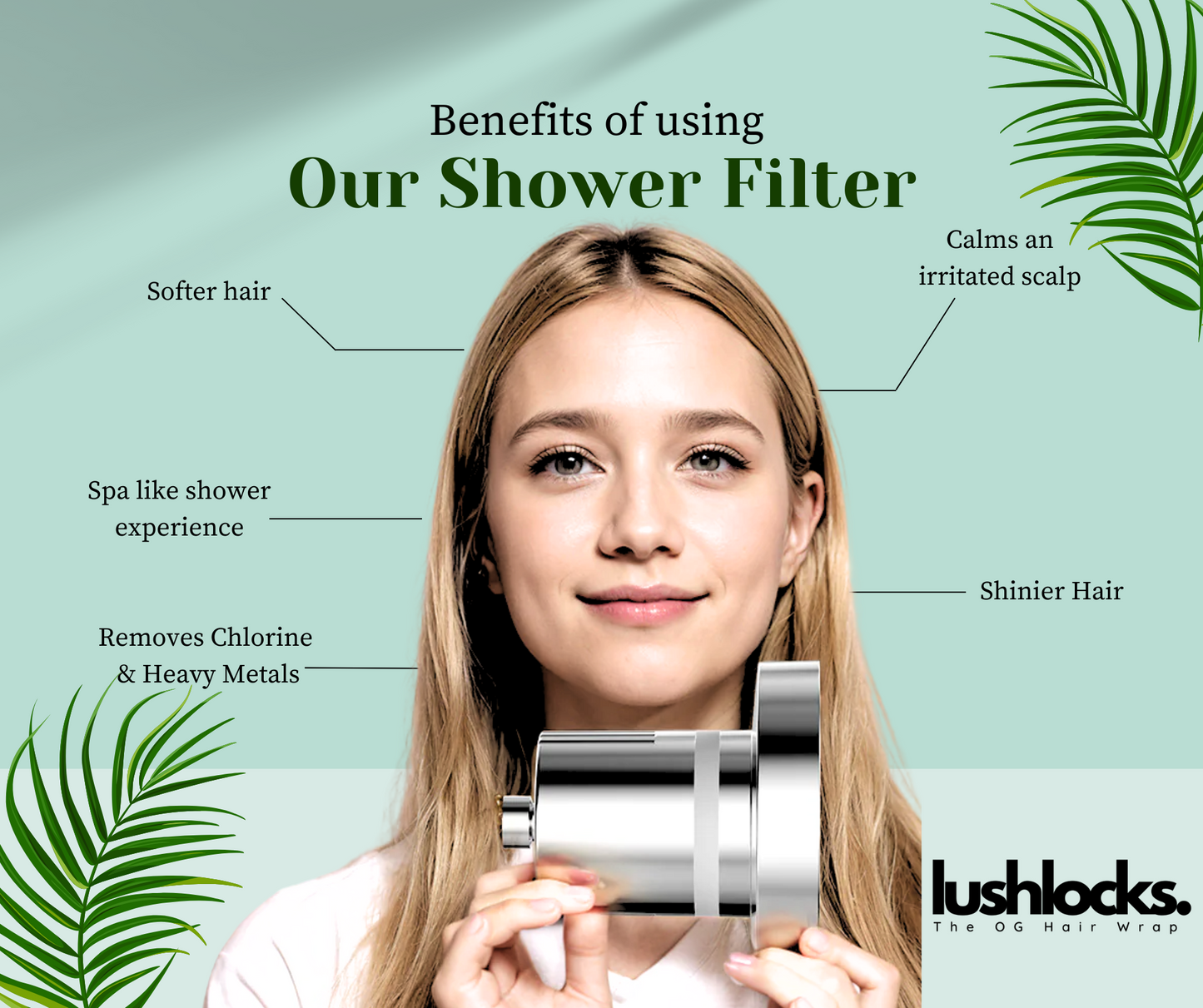 Shower Filter for Softer Feeling Hair